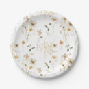 Search for boho bridal shower plates Wildflower