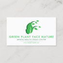 Search for green leaf logo business cards Nature