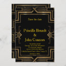 Search for great gatsby save the dates Gold