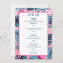 Search for tropical island birthday invitations Pink