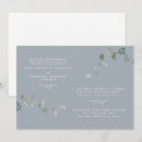 Search for dusty blue eucalyptus wedding invitations Modern