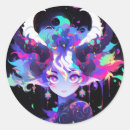 Search for neon animal stickers Psychedelic