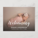 Search for welcome baby postcards Simple