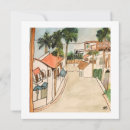 Search for old town cards Watercolor