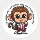 Search for small monkey stickers Cute