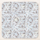 Search for silver and white coasters Snowflakes