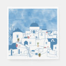Search for greece napkins Blue white