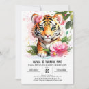 Search for big girl party invitations Watercolor