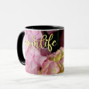 Search for purple and cream mugs Floral