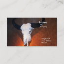 Search for cow skull business cards Cowboy