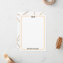 Search for monogrammed folded note cards Minimalist