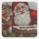 Search for old fashioned santa claus stickers Cute