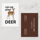 Search for fawn business cards Wildlife