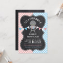 Search for q gender reveal invitations Bun in the oven