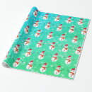 Search for christmas snowman wrapping paper Snowflakes