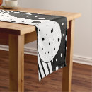Search for black and white table runners Modern
