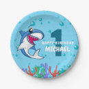 Search for shark paper plates Aquarium