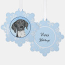 Search for german shorthaired pointer christmas tree decorations White