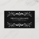 Search for element business cards Black