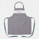 Search for kaleidoscopic patterns aprons Blue