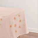 Search for peach tablecloths Flowers