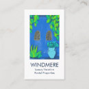 Search for property business cards Real estate