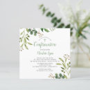 Search for green leaf invitations Floral