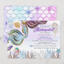 Search for purple mermaid baby shower invitations Cute
