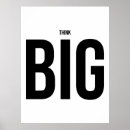 Search for think big posters Funny