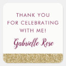 Search for sweet 15 party stickers Red