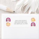 Search for kids party return address labels Girly