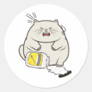 Search for fat cat stickers Kitten