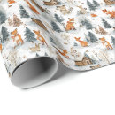 Search for snow bunny wrapping paper Woodland animals
