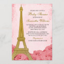 Search for eiffel tower baby shower invitations Gold