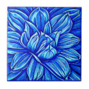 Search for indigo blue tiles Floral pattern