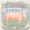 Search for farm animal coasters Pig