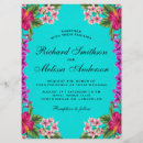 Search for vintage tropical wedding invitations Flowers