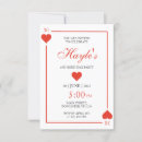 Search for ace of hearts invitations Modern