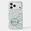 Search for zebra print monogram name electronics Cool