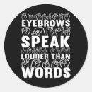 Search for eyebrows stickers Speak