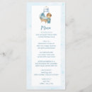 Search for boy baby shower menus Blue