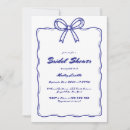 Search for ribbon bridal shower invitations Black and white
