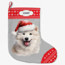 Search for samoyed christmas stockings For pets