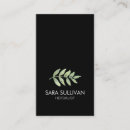 Search for herbalist business cards Leaves