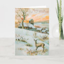 Search for winter landscape christmas cards Retro