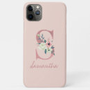 Search for letter a monogram cases Watercolor