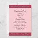 Search for valentines day engagement party invitations Pink