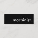 Search for machinist business cards Construction
