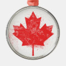 Search for canada flag christmas tree decorations Country