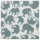 Search for elephant pattern fabric Wildlife